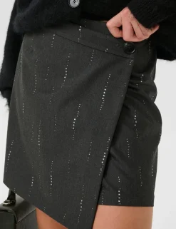 gestuz GZadira MW Wrap Nederdel - Grå grey Discount