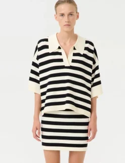 gestuz GZalli pullover Strikpolo - Stribet striped Sale