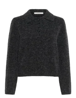 gestuz GZalpha Polo Strik - Grå grey Hot