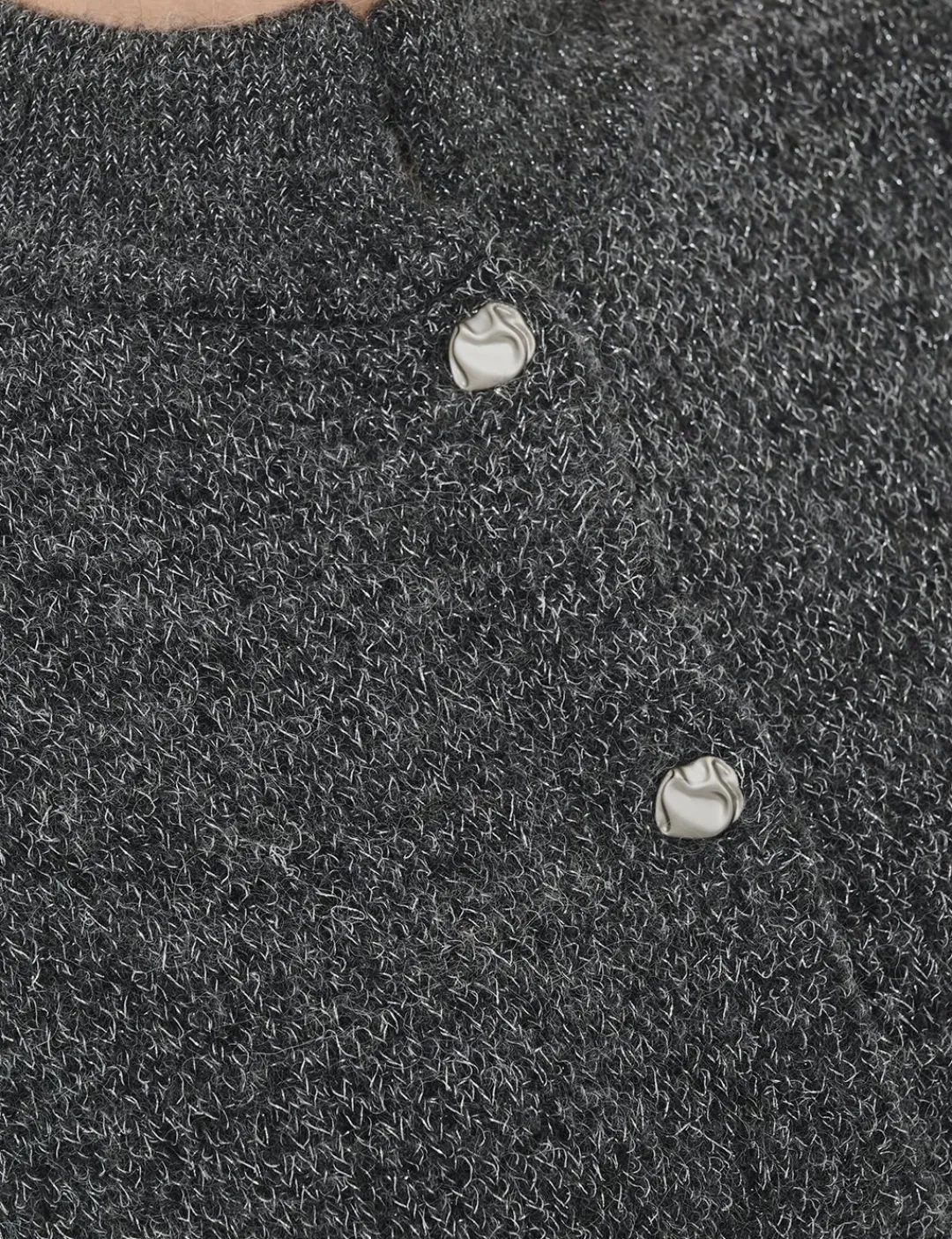 gestuz GZalpha Shimmer Cardigan - Grå grey New
