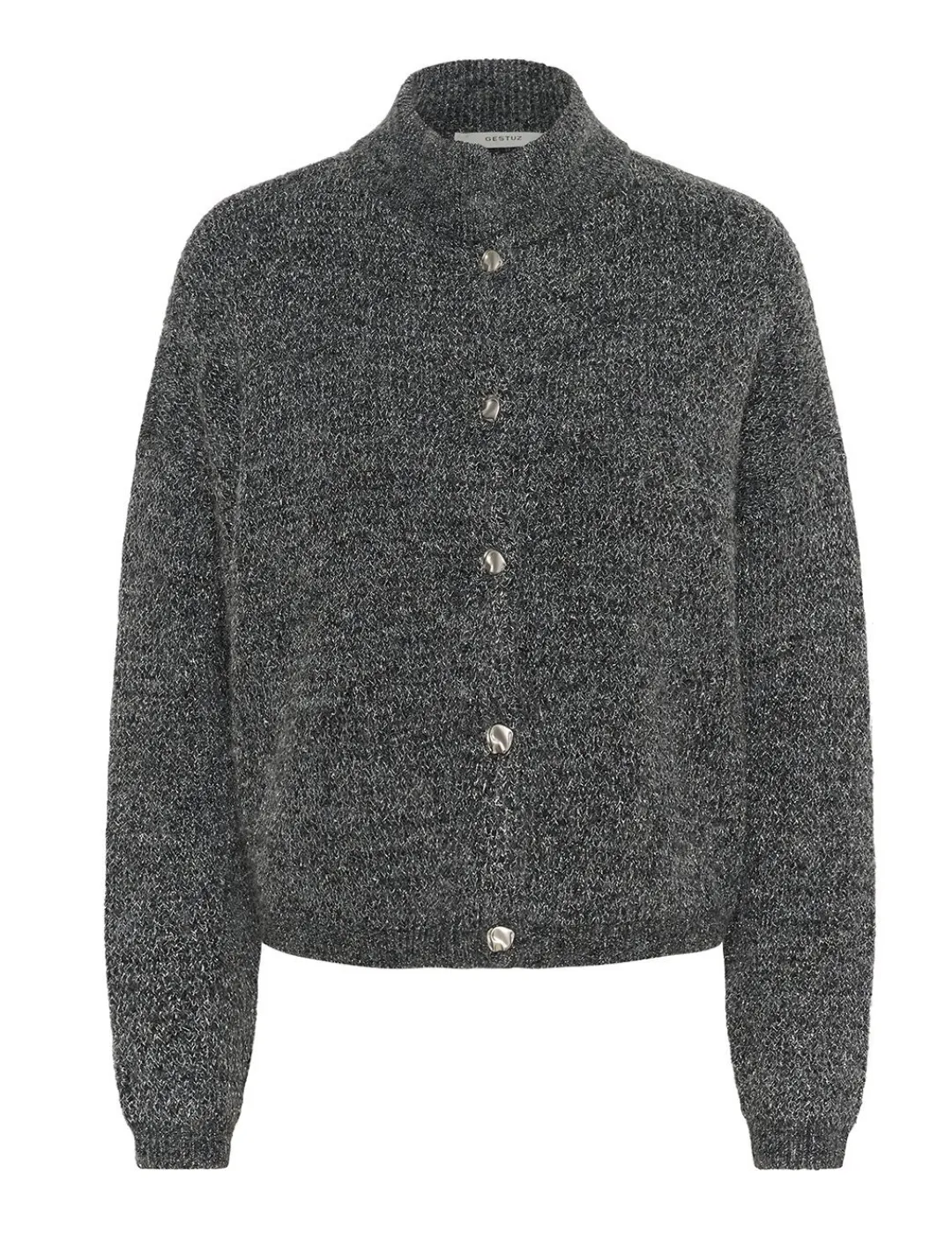 gestuz GZalpha Shimmer Cardigan - Grå grey New
