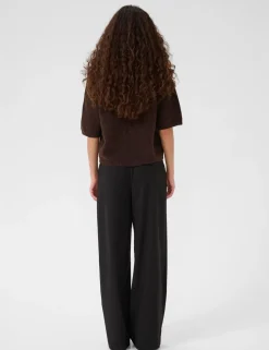 gestuz GZalpha SS Tee Strik - Brun brown Online