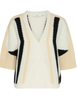 gestuz GZalpha Strikcardigan - ivory Hot