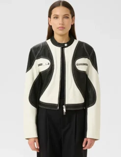 gestuz GZbirka Læderjakke - Sort black Outlet