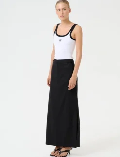 gestuz GZdrew Contrast Logo Top - Hvid white Clearance