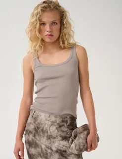 gestuz GZdrew Logo Top - Sand beige Clearance