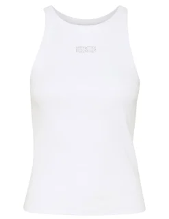 gestuz GZdrew Rhinestone Logo Tanktop - Hvid white Hot