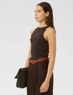 gestuz GZdrew Rhinestone Logo Tanktop - Brun brown Discount