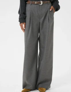 gestuz GZPaula MW Wide Bukser - Grå grey Discount