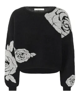 gestuz GZrosaly Pullover Strik - Sort black Discount