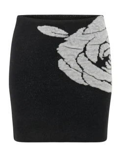 gestuz GZrosaly Strik Nederdel - Sort black Sale