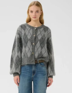 gestuz GZsasi Strikcardigan - Grå grey Sale