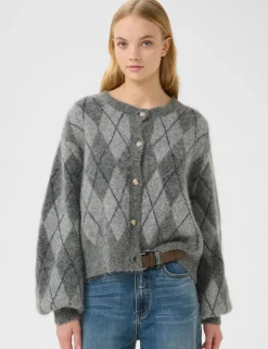 gestuz GZsasi Strikcardigan - Grå grey Sale