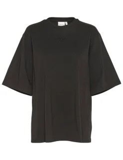 gestuz SimmaGZ Emb T-shirt - Sort black Sale