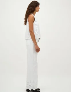 global Funk Amarillo Scallop-G Jeans - Hvid white Sale