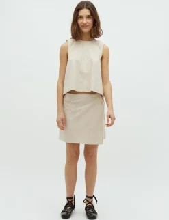 global Funk Caja-G Nederdel - Sand beige Outlet