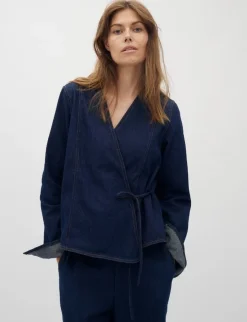 global Funk Cenaya-G Bluse - Mørkeblå Dark Blue Discount