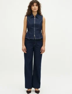 global Funk Falucca-G Vest - Mørkeblå Dark Blue Discount