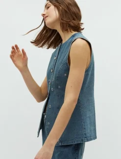 global Funk Gibella XO-G Vest - denim