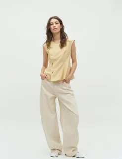 global Funk Kendera-G Jeans - creme Outlet