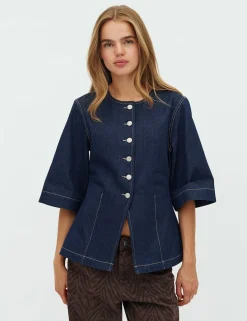 global Funk Lila-G Top - Mørkeblå Dark Blue Clearance