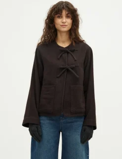 global Funk Mariell-G Jakke - Mørkebrun Dark Brown New