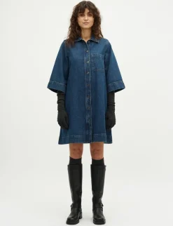 global Funk Mera-G Kjole - Mørkeblå Dark Blue