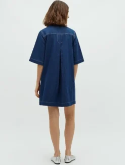 global Funk Mira-G Kjole - Mørkeblå Dark Blue Online