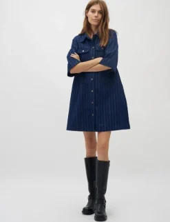 global Funk Mira-G Kjole - Mørkeblå Dark Blue New