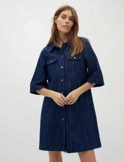 global Funk Mira-G Kjole - Mørkeblå Dark Blue New