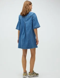 global Funk Mira-G Kjole - denim Clearance