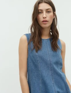 global Funk Rihann peplum-G Kjole - denim Outlet