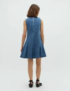 global Funk Rihann peplum-G Kjole - denim Outlet