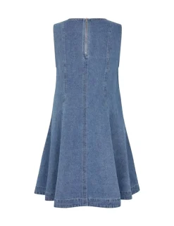 global Funk Rihann peplum-G Kjole - denim Outlet
