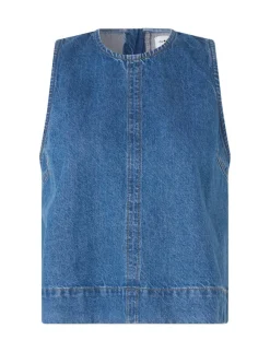 global Funk Rihne-G Top - denim Clearance