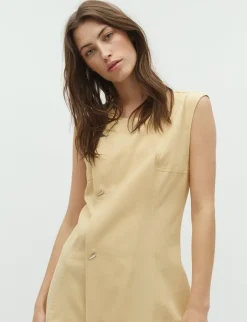 global Funk Yanina-G Kjole - Gul yellow Sale