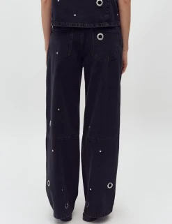 mbym mbMm Luxia-M Jeans - Sort black Sale