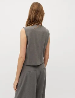 mbym Aleia-M Vest - Grå grey