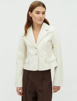 mbym Alfino-M Jakke - Hvid white Outlet