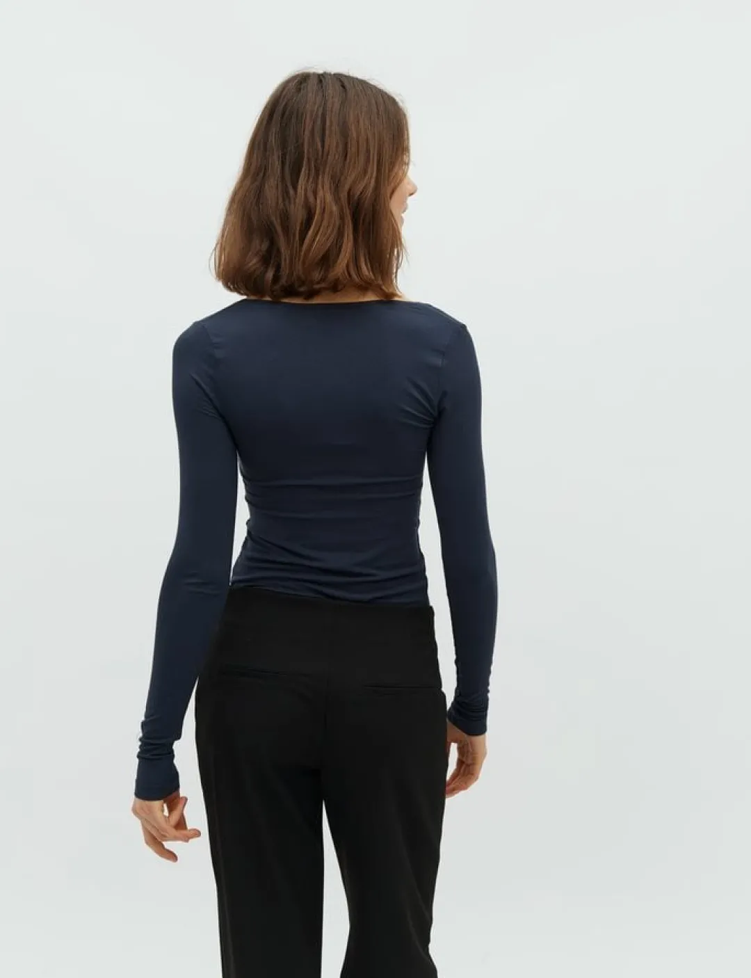 mbym Anna GG Basic Top - Blå blue Hot