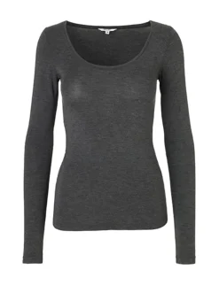 mbym Anna GG Basic Top - Grå grey
