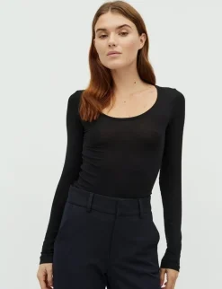 mbym Anna GG Basic Top - Sort black Sale