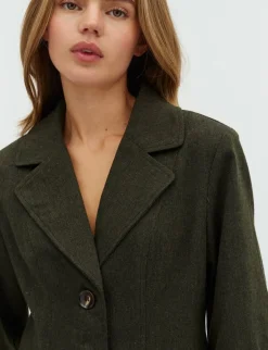 mbym Babea-M Blazer - Mørkegrøn mørkegrøn Discount