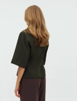 mbym Babea-M Blazer - Mørkegrøn mørkegrøn Discount