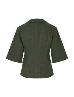 mbym Babea-M Blazer - Mørkegrøn mørkegrøn Discount