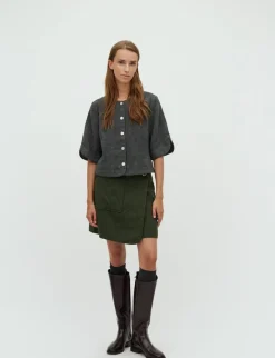 mbym Baomin-M Bluse - Grå grey Sale