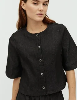 mbym Baomin-M Skjorte - Sort black Sale