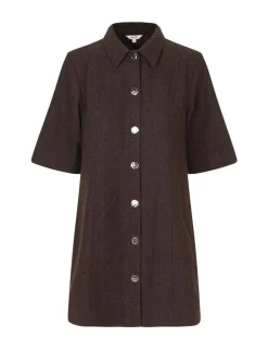 mbym Bimalani-M Kjole - Mørkebrun Dark Brown