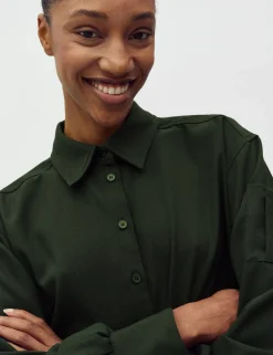 mbym Cammia-M Skjorte - Mørkegrøn mørkegrøn