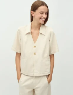 mbym Chardona-M Skjorte - Sand beige Hot